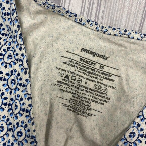 Patagonia Blue Floral Sleeveless Mini dress - Picture 5 of 5